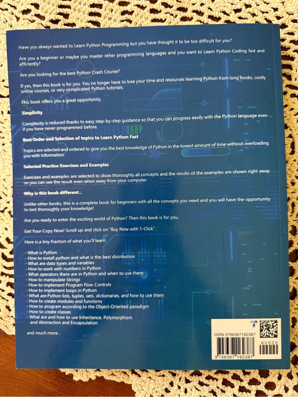 Python Programming for Beginners - Blue (2023 Edition) - Picture 2 of 4